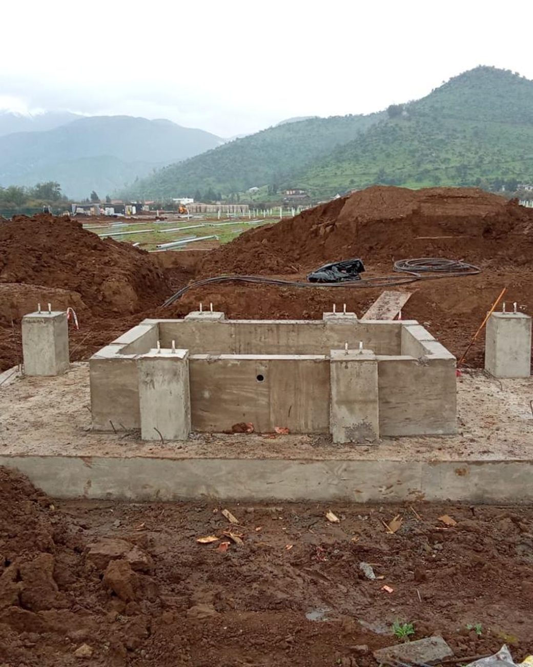 Fundaciones Planta Solar Verano Energy Pirque